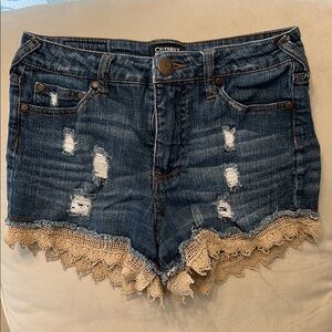 Celebrity Pink Women's Blue Denim Shorts